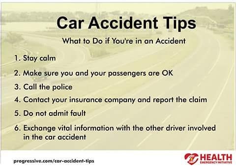 What to Do if You’re in an Accident