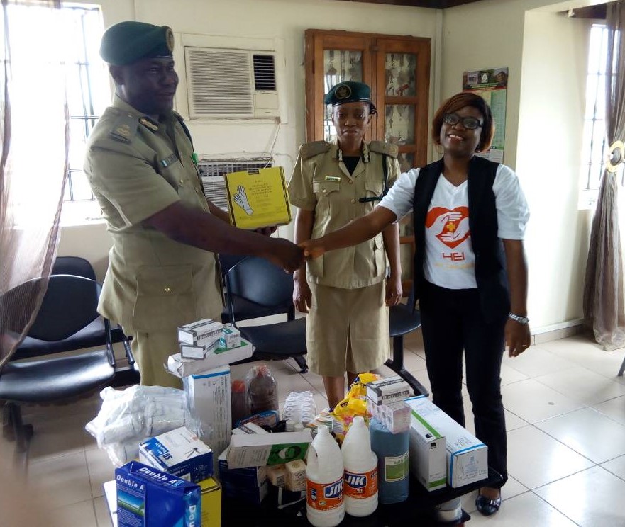 HEI Donates Medical Items To Kirikiri Prison