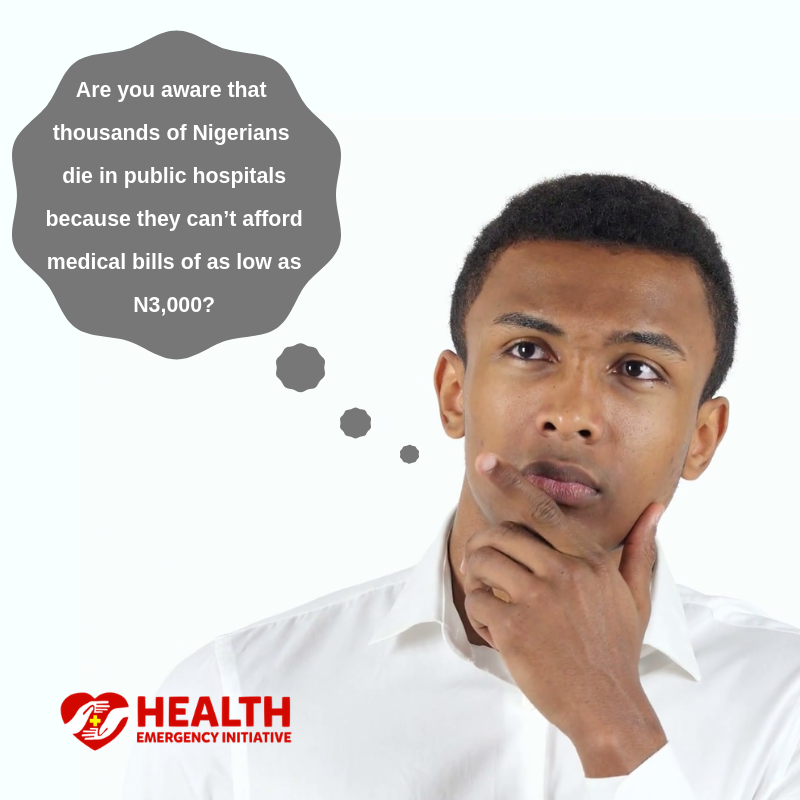 Are you aware that thousands of Nigerians die in public…