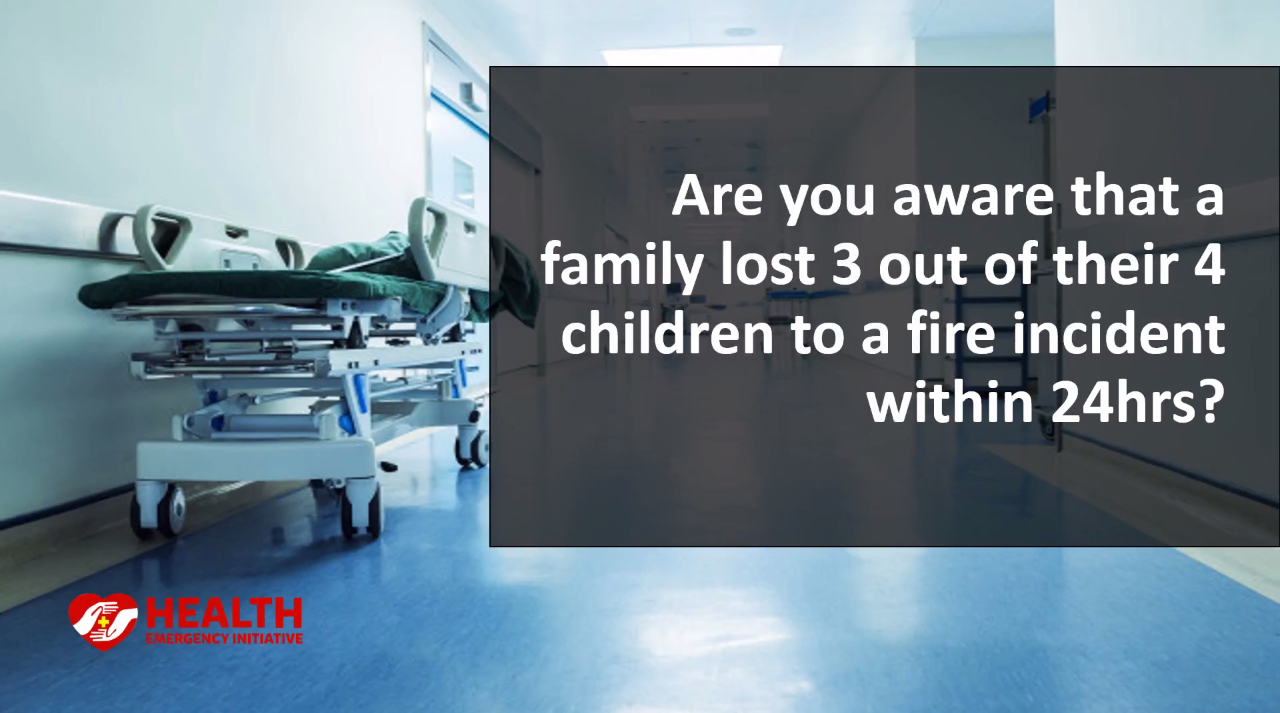 Still on the fire incident that happened to the Julius Family