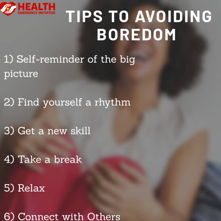 Tips to Avoiding Boredom