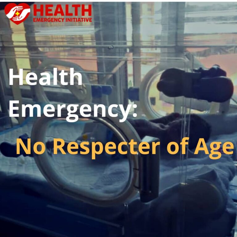 Health Emergency: No Respecter of Age