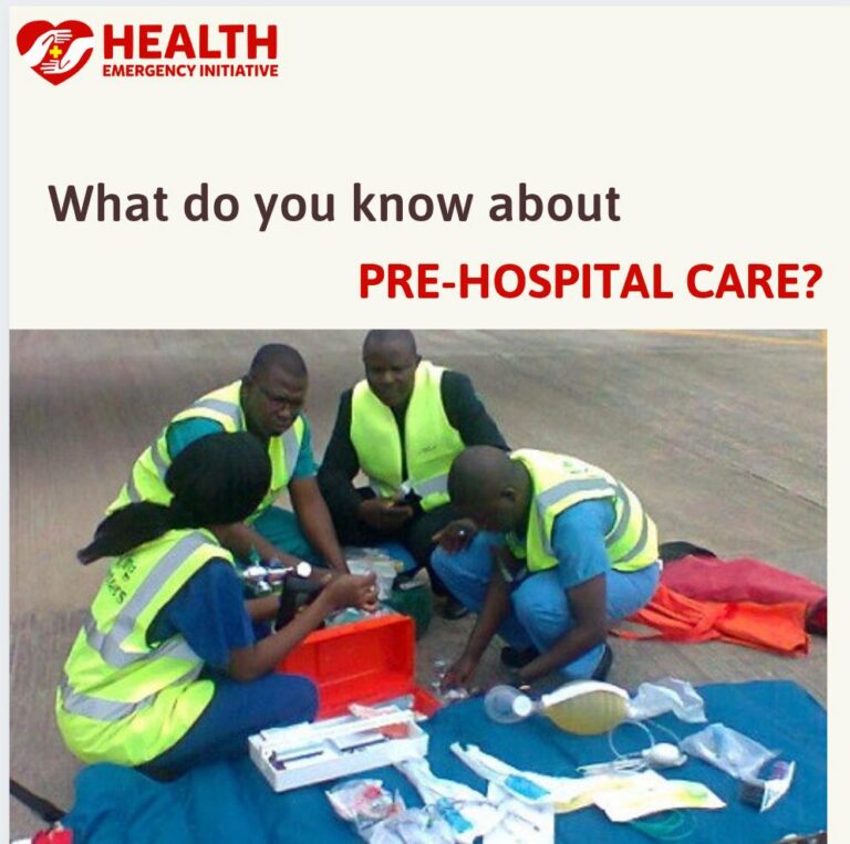 What do you know about pre-hospital care?
