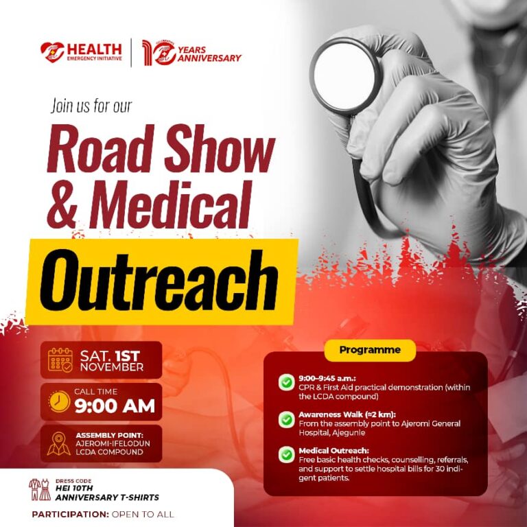 HEI Anniversary Road Show & Medical Outreach